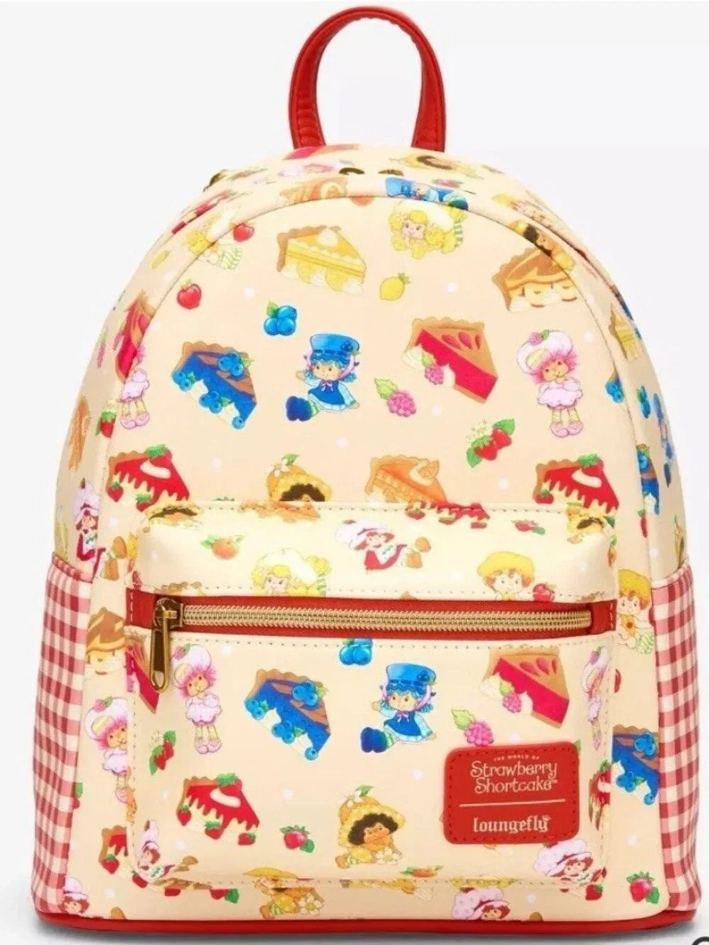 Loungefly Strawberry Shortcake Pie Toss Mini Backpack Blueberry Cherry Lemon NWT